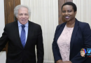 Washington 23 Septembre 2022: L’ex-Première Dame Martine Moïse rencontre le Secrétaire Général de l’OEA, Luis Almagro.